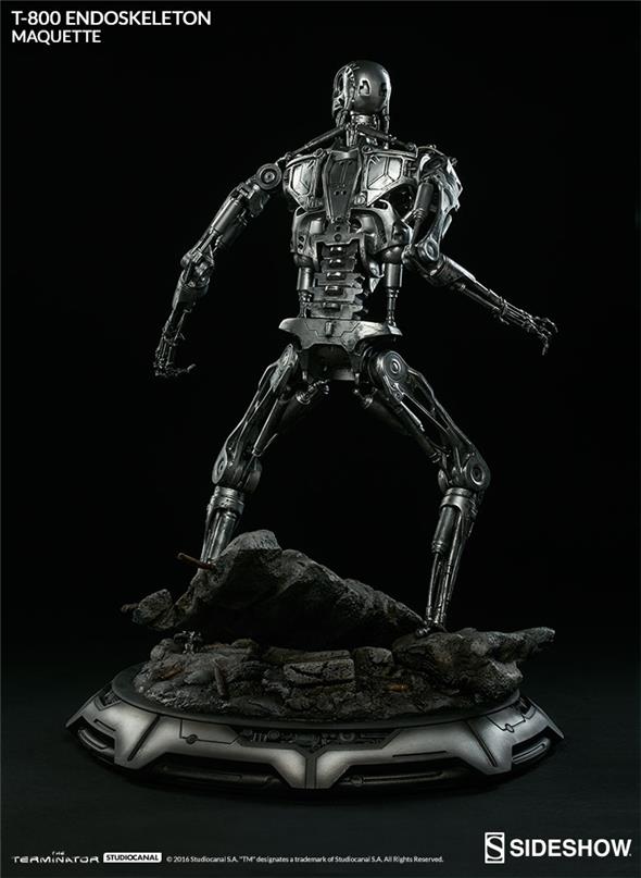 SIDESHOW TERMINATOR - T-800 ENDOSKELETON MAQUETTE