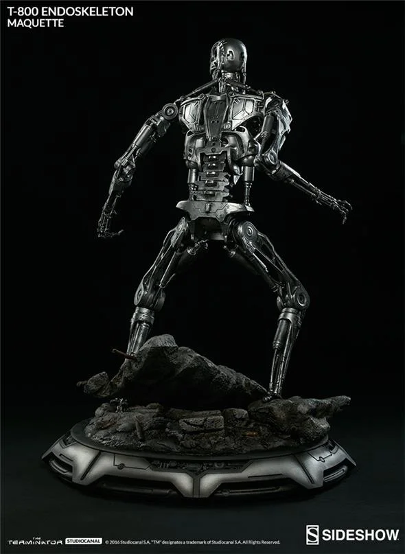 SIDESHOW TERMINATOR - T-800 ENDOSKELETON MAQUETTE