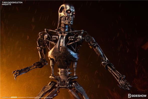 SIDESHOW TERMINATOR - T-800 ENDOSKELETON MAQUETTE