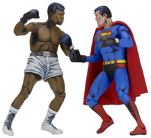 NECA - SUPERMAN VS MUHAMMAD ALI SP ED AF 2PACK
