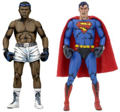 NECA - SUPERMAN VS MUHAMMAD ALI SP ED AF 2PACK