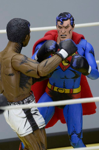 NECA - SUPERMAN VS MUHAMMAD ALI SP ED AF 2PACK
