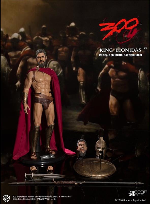 1/6 COLLECTIBLE ACTION FIGURE - KING LEONIDAS