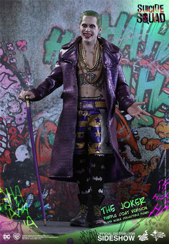 1/6 HOT TOYS - SUICIDE SQUAD JOKER PURPLE COAT VERSION
