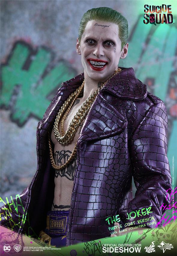 1/6 HOT TOYS - SUICIDE SQUAD JOKER PURPLE COAT VERSION