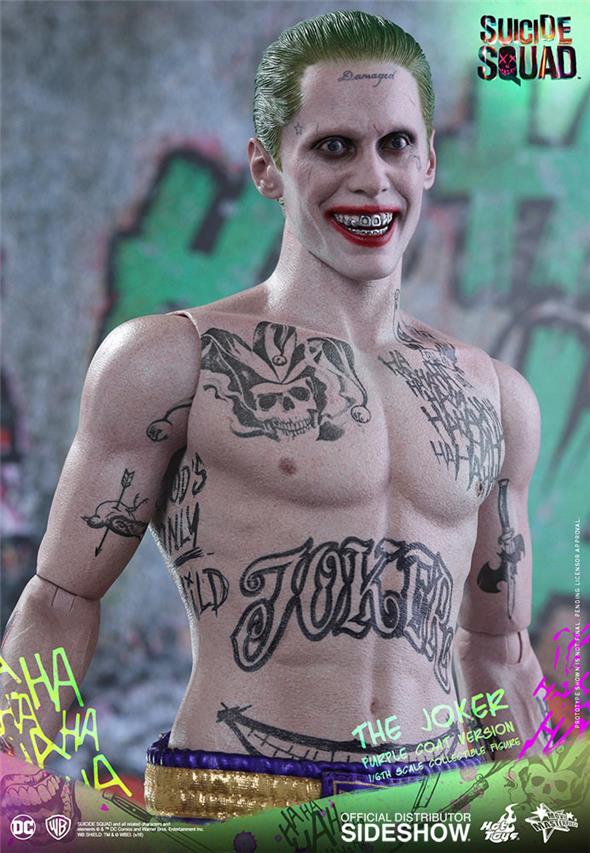 1/6 HOT TOYS - SUICIDE SQUAD JOKER PURPLE COAT VERSION