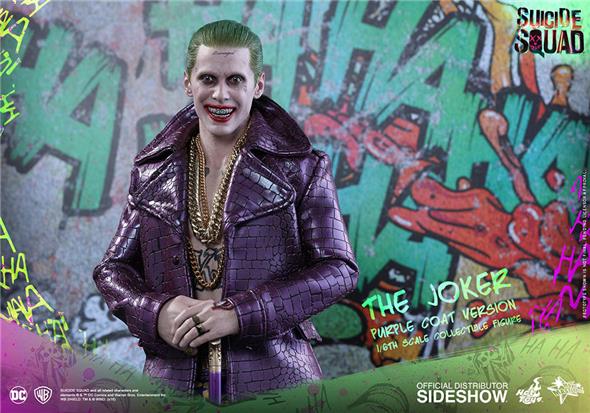 1/6 HOT TOYS - SUICIDE SQUAD JOKER PURPLE COAT VERSION