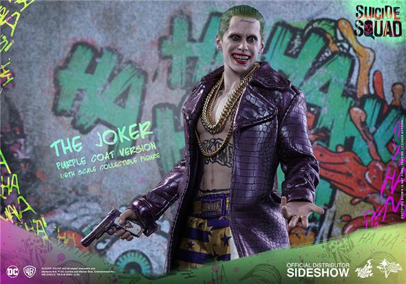 1/6 HOT TOYS - SUICIDE SQUAD JOKER PURPLE COAT VERSION