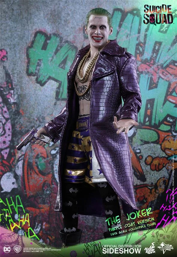 1/6 HOT TOYS - SUICIDE SQUAD JOKER PURPLE COAT VERSION