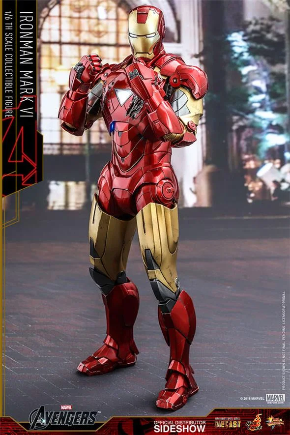 1/6 HOT TOYS - AVENGERS IRON MAN MARK VI DIECAST