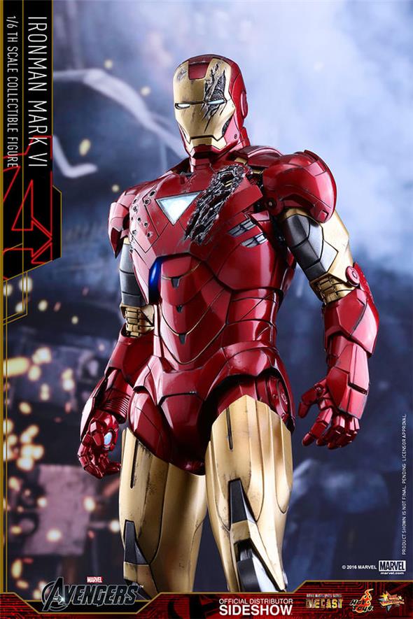 1/6 HOT TOYS - AVENGERS IRON MAN MARK VI DIECAST
