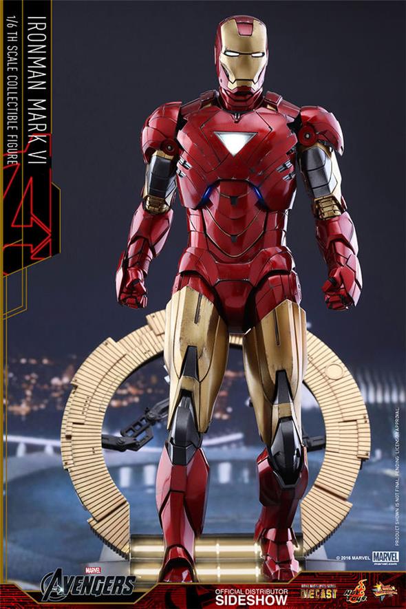 1/6 HOT TOYS - AVENGERS IRON MAN MARK VI DIECAST