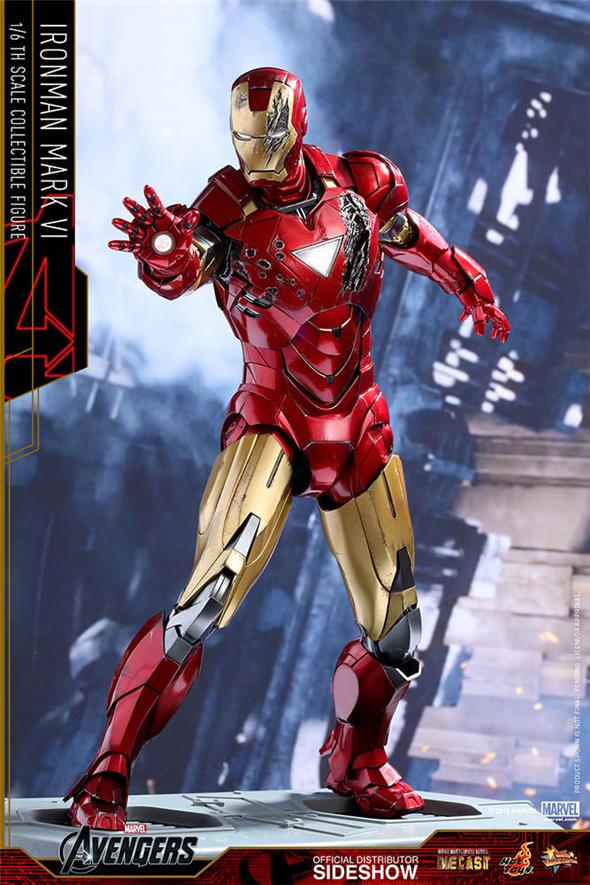 1/6 HOT TOYS - AVENGERS IRON MAN MARK VI DIECAST