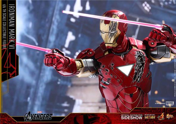 1/6 HOT TOYS - AVENGERS IRON MAN MARK VI DIECAST