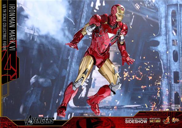 1/6 HOT TOYS - AVENGERS IRON MAN MARK VI DIECAST
