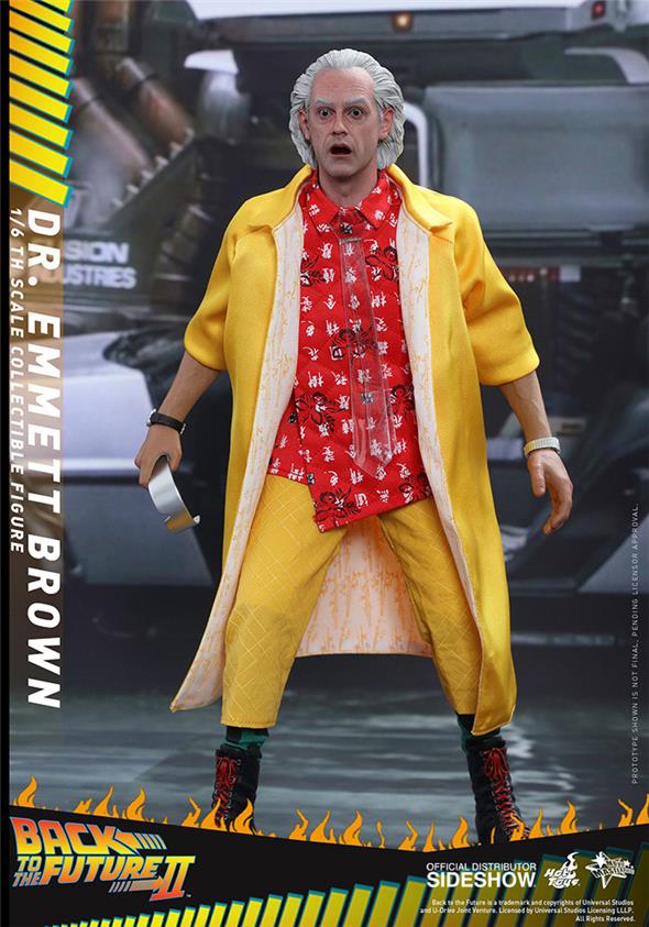 1/6 HOT TOYS - BTTF PART II DR EMMETT BROWN