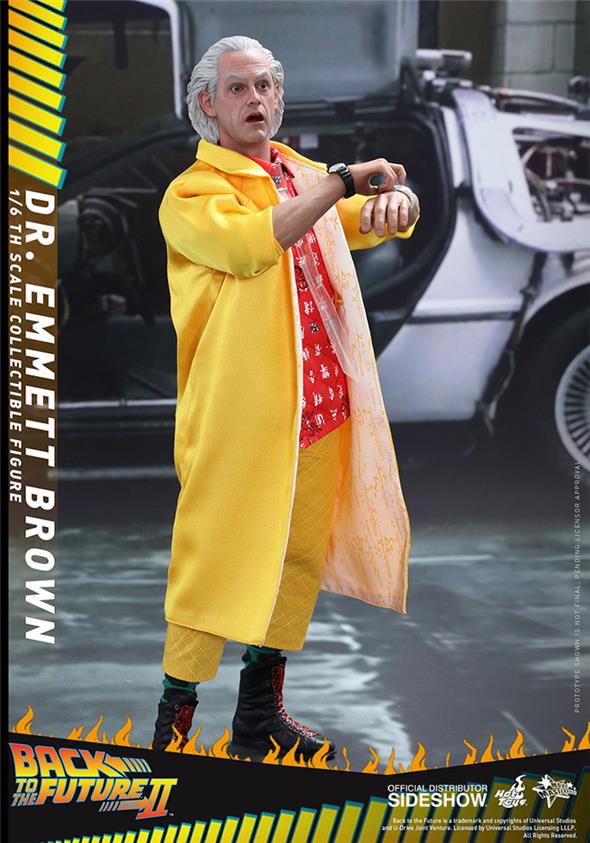 1/6 HOT TOYS - BTTF PART II DR EMMETT BROWN