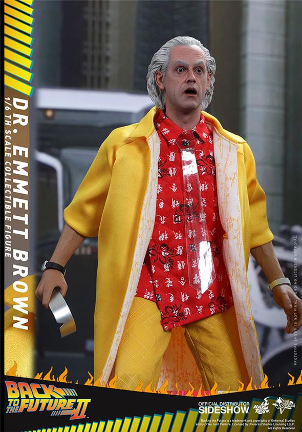 1/6 HOT TOYS - BTTF PART II DR EMMETT BROWN