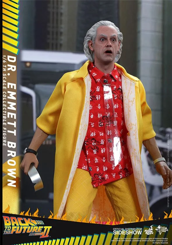 1/6 HOT TOYS - BTTF PART II DR EMMETT BROWN