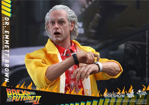 1/6 HOT TOYS - BTTF PART II DR EMMETT BROWN