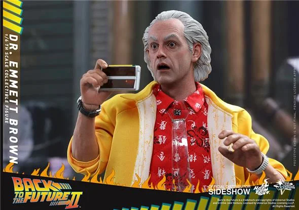 1/6 HOT TOYS - BTTF PART II DR EMMETT BROWN