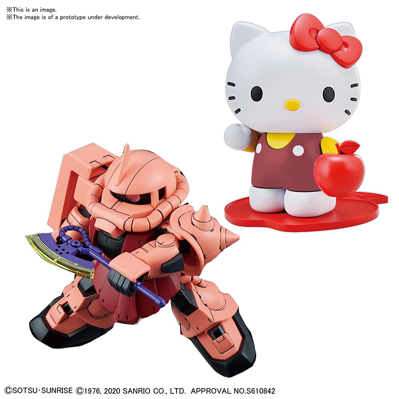 SD CROSS SILHOUETTE HELLO K CHAR ZAKU 2