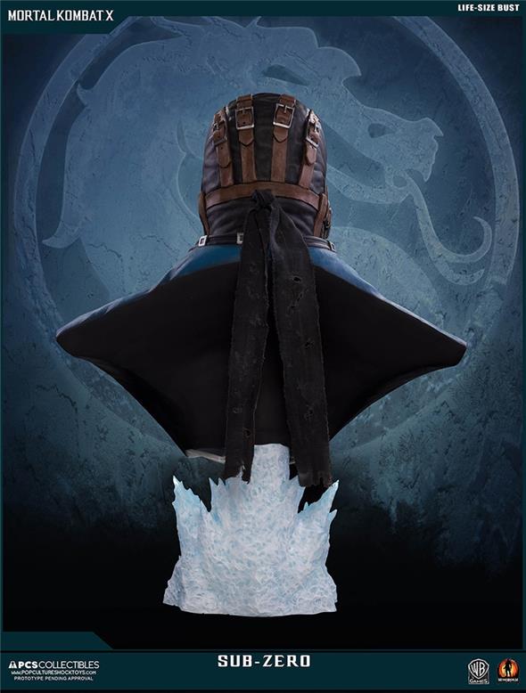 MORTAL KOMBAT X SUB-ZERO LIFESIZE BUST