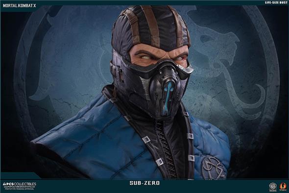MORTAL KOMBAT X SUB-ZERO LIFESIZE BUST