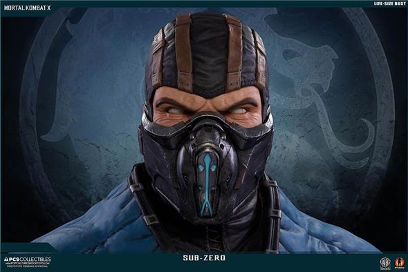 MORTAL KOMBAT X SUB-ZERO LIFESIZE BUST