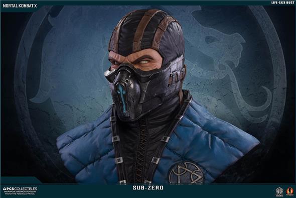 MORTAL KOMBAT X SUB-ZERO LIFESIZE BUST