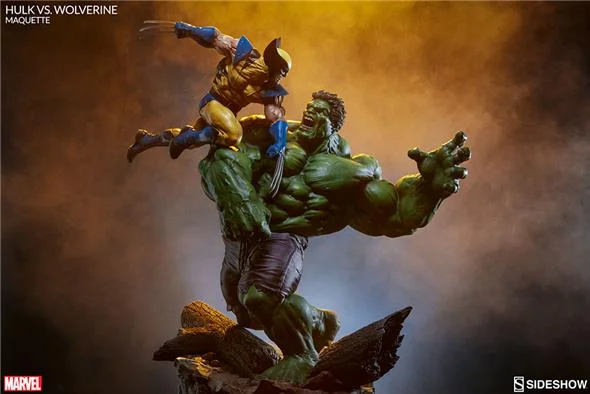 HULK VS WOLVERINE MAQUETTE