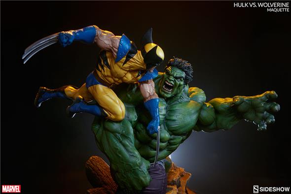 HULK VS WOLVERINE MAQUETTE