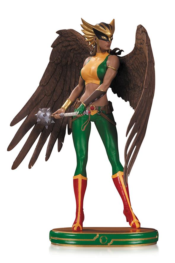 DC COVER - GIRLS HAWKGIRL STATUE