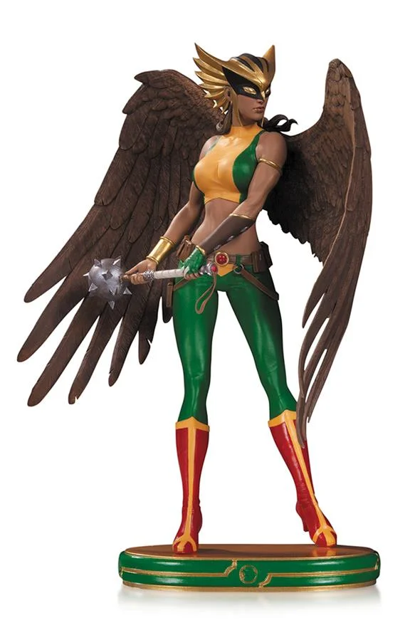 DC COVER - GIRLS HAWKGIRL STATUE