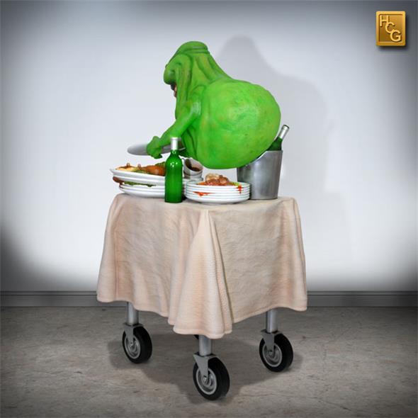 1/4 GHOSTBUSTERS - SLIMER STATUE