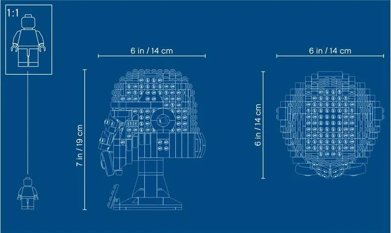 LEGO STAR WARS CASCO DI STORMTROOPE #75276