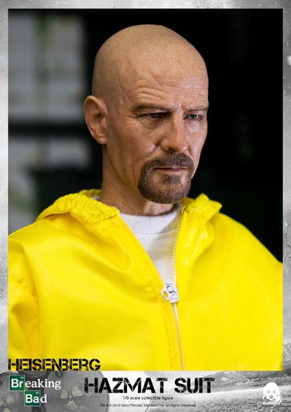 1/6 THREEZERO SCALE COLLECTIBLE FIGURE - BREAKING BAD HEINSENBERG E JESSE HAZMAT SUIT COMBO