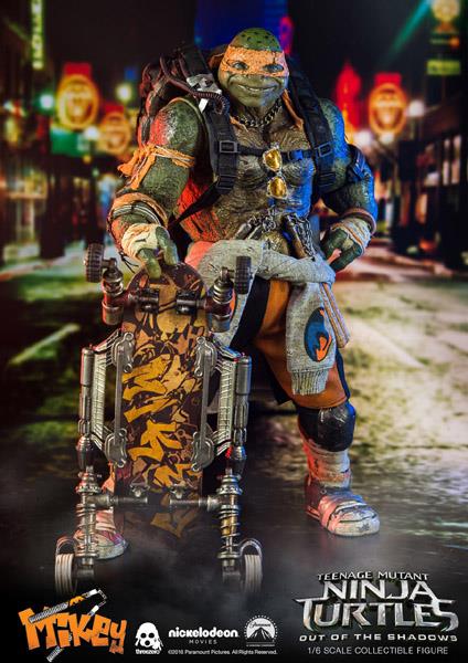 1/6 THREEZERO SCALE COLLECTIBLE FIGURE - TMNT OUT OF SHADOW - MICHELANGELO