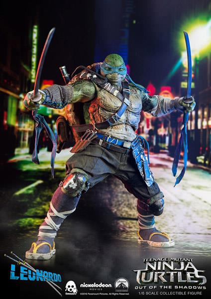1/6 THREEZERO SCALE COLLECTIBLE FIGURE - TMNT OUT OF SHADOW - LEONARDO