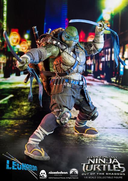 1/6 THREEZERO SCALE COLLECTIBLE FIGURE - TMNT OUT OF SHADOW - LEONARDO