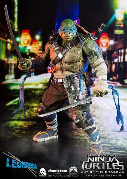 1/6 THREEZERO SCALE COLLECTIBLE FIGURE - TMNT OUT OF SHADOW - LEONARDO