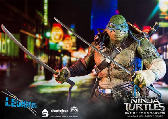 1/6 THREEZERO SCALE COLLECTIBLE FIGURE - TMNT OUT OF SHADOW - LEONARDO