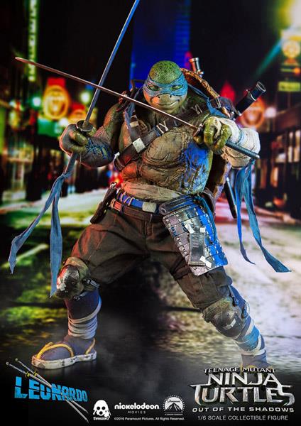 1/6 THREEZERO SCALE COLLECTIBLE FIGURE - TMNT OUT OF SHADOW - LEONARDO