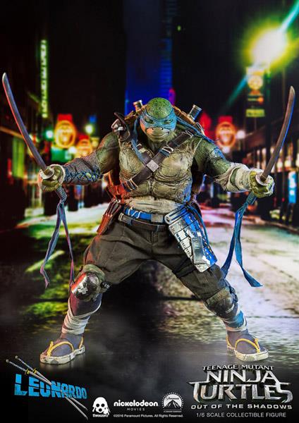 1/6 THREEZERO SCALE COLLECTIBLE FIGURE - TMNT OUT OF SHADOW - LEONARDO