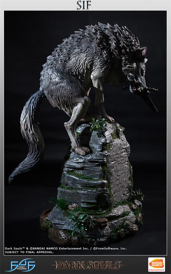 DARK SOULS - SIF THE GREAT GREY WOLF STATUE