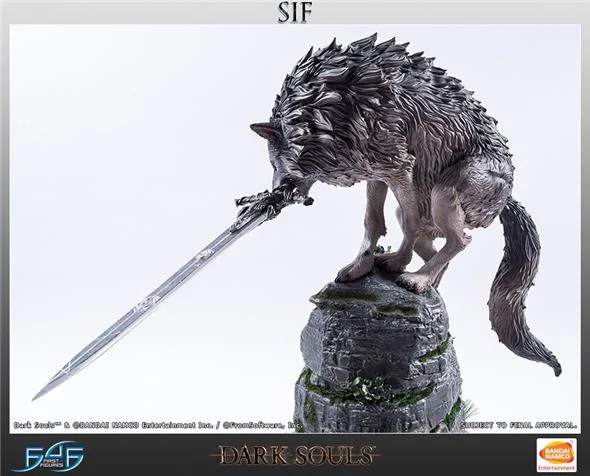 DARK SOULS - SIF THE GREAT GREY WOLF STATUE