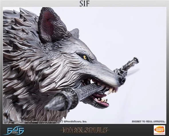 DARK SOULS - SIF THE GREAT GREY WOLF STATUE