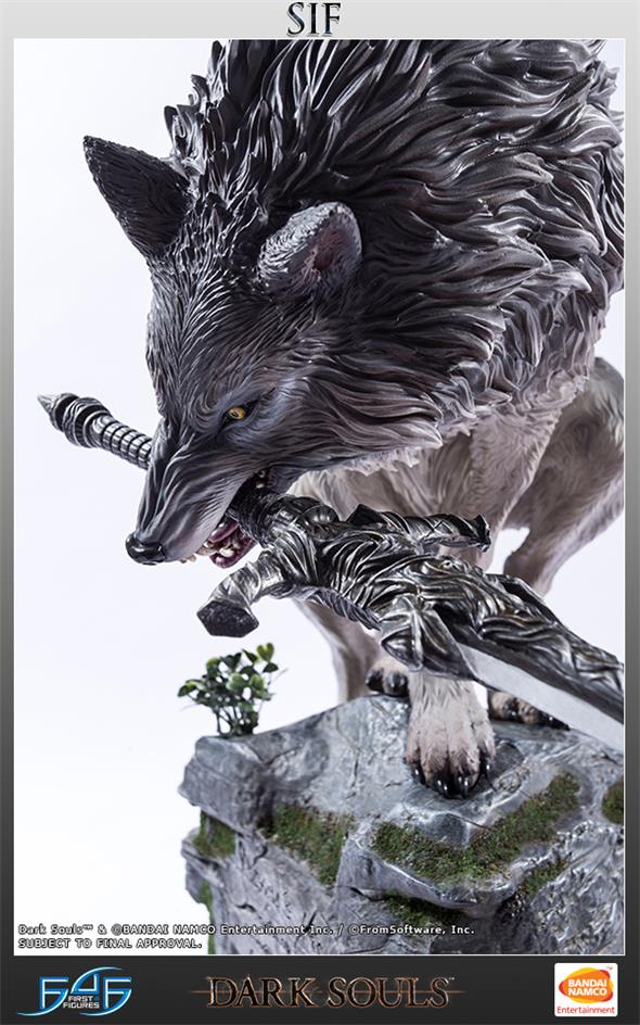 DARK SOULS - SIF THE GREAT GREY WOLF STATUE