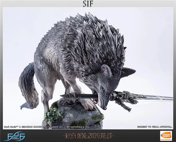 DARK SOULS - SIF THE GREAT GREY WOLF STATUE
