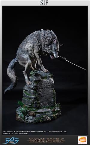 DARK SOULS - SIF THE GREAT GREY WOLF STATUE